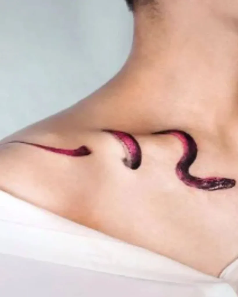 Smallest tattoos for Collarbone & Chest man