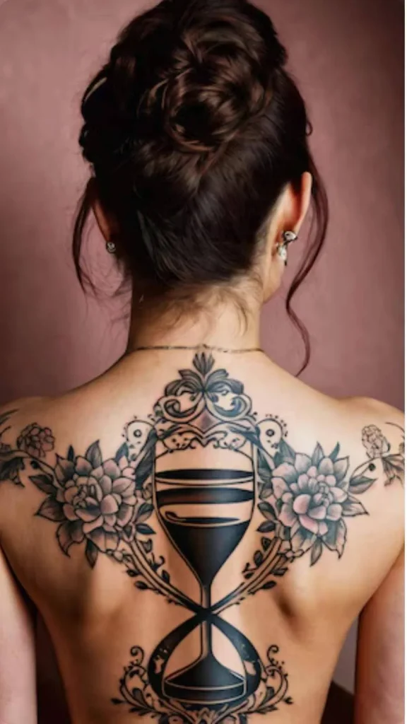 Dark Feminine Back Tattoos_ Hourglass